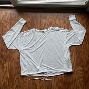 Under Armour white long sleeve top